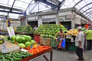Ein anders Foto vom Markt in Beer Sheba (Wassermelonen sind billig in Israel)