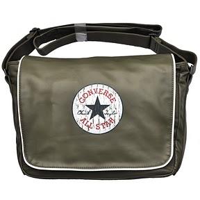 Converse Tasche Shoulder Flap Bag 99301-185 Laptoptasche Khaki Green, Oliv