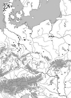 Rinderwagen-Gräber prozessionsartig Richtung Osten aufgereiht in Dänemark, 3.100 v. Ztr.