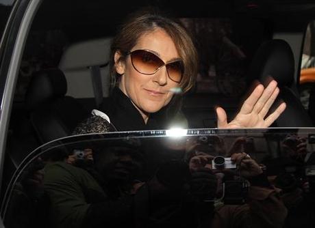 Singing sensation Celine Dion gets cheered by her adoring fans as she exits her New York City hotel on Wednesday, March 10th, 2010. Moments after she is driven away, her husband Rene arrives at the hotel. Fame Pictures, Inc