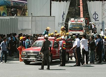 Bangkok: 2 Tote und 6 Verletzte beim Einsturz eines Baugerüstes