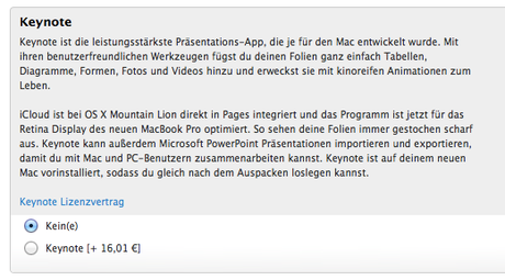 Online Store: Apple erweitert Programm-Auswahl beim Kauf eines Macs um iWork Online Store: Apple erweitert Programm-Auswahl beim Kauf eines Macs um iWork