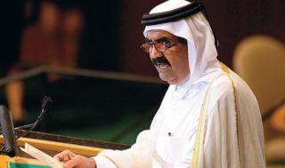 Der Emir des Katar, Hamad bin Chalifa Al Thani