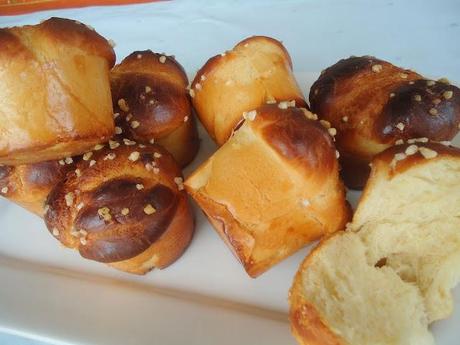 Brioche Muffins mit Orangenblüten Wasser Brioche Muffins mit Orangenblüten Wasser