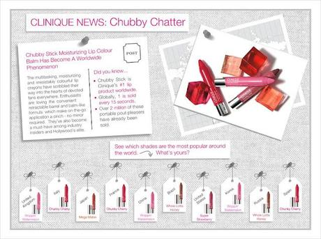 Clinique's Chubby Stick Worldwide