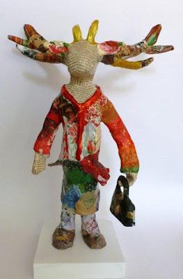 Dame mit Geweih / Lady with antlers
