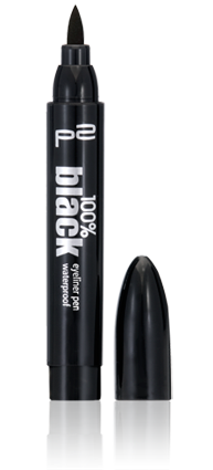 p2 cosmetics 100% black eyeliner pen waterproof