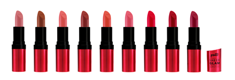 p2 cosmetics sheer glam lipstick