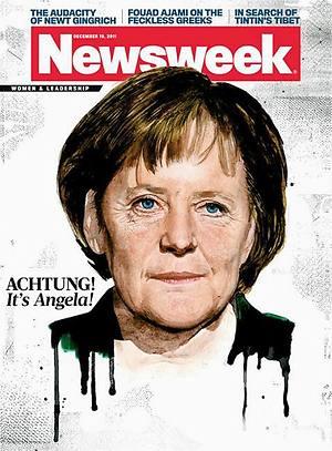 Angela Merkel in Titelbildern/ no comment