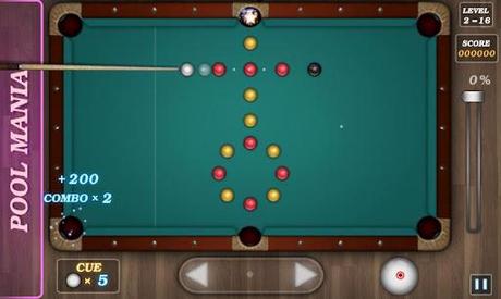 Pool Mania – Tolle Billard App im Arcade Style mit 120 Levels