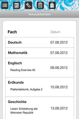 Der Schulplaner – Termine, Hausaufgaben, Stundenplan und mehr in einer kostenlosen Android App