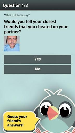 Test for Friends – Flirten ist in der Android App ebenfalls erlaubt