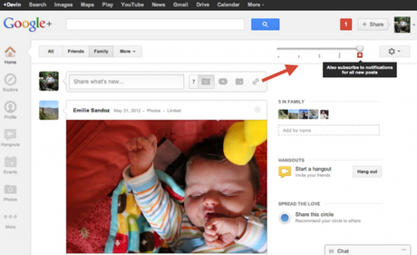 Google+: Nutzer stumm schalten und Frequenz der Beiträge verändern