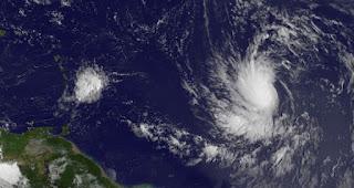 Tropischer Sturm | Hurrikan LESLIE zieht nicht in die Karibik, Leslie, aktuell, Satellitenbild Satellitenbilder, Vorhersage Forecast Prognose, August, September, 2012, Atlantische Hurrikansaison, Hurrikansaison 2012, Bermudas