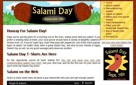 Kuriose Feiertage - 7. September - Salami Day