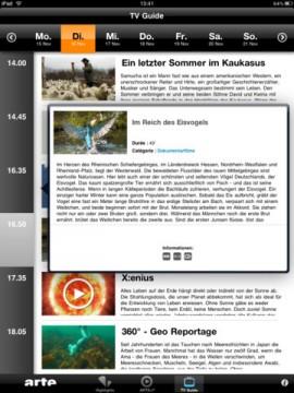 ARTE – Universal-App mit TV-Tipp ‘Die Alpen von oben’ (Video)