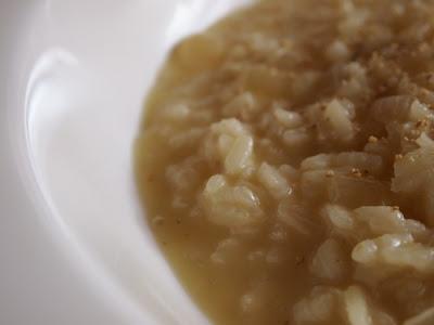 Birnen-Gorgonzola-Risotto (for One) - Ugly Food