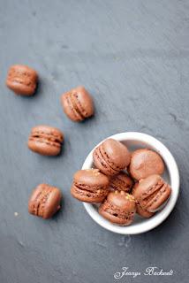 Schokoladen Macarons Schokoladen Macarons