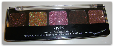 NYX Glitter Cream-Palette GCP09 Sweet Chocolate Browns