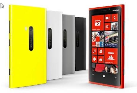 Farben von Nokia Lumia 920