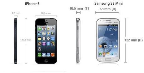 iphone5 vs samsungs3 mini iPhone 5 oder doch lieber Samsung S3 Mini? iphone 5 allgemein  Vergleich samsung s3 samsung s3 mini s3 iphone5 iPhone 5 