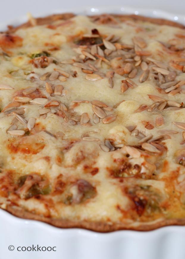 herzhafte Gemüse-Quiche (Low Carb & vegetarisch)