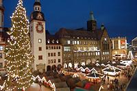 Chemnitzer Weihnachsmarkt rund ums Rathaus