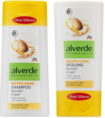 Neu | Alverde Argan Mandel Shampoo und Spülung