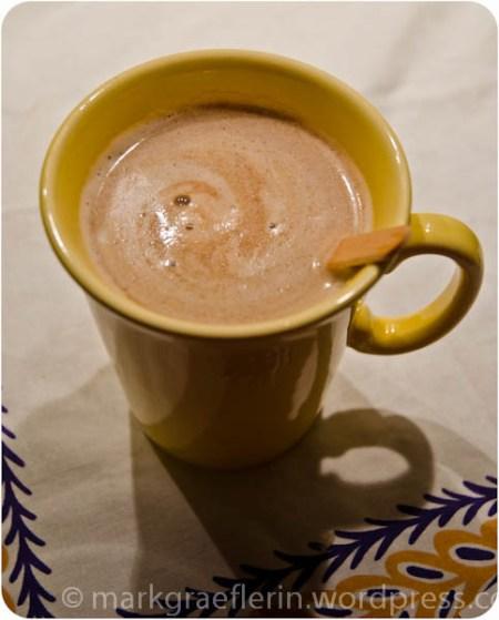 Hot Chocolate on a stick – und mein neuer mechanischer Milchaufschäumer vom Jahrmarkt