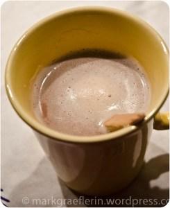 Hot Chocolate on a stick – und mein neuer mechanischer Milchaufschäumer vom Jahrmarkt