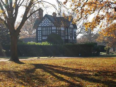 Herbstspaziergang im Park von Woburn Abbey