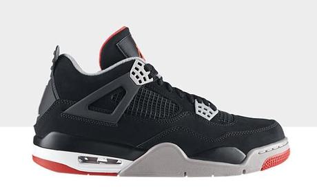 Nike Air Jordan 4 Retro - Schwarz-Rot