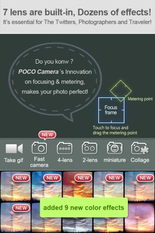 Interessante Kamera-App mit vielen Funktionen und Effekten: POCO Camera – Amazing Shooting