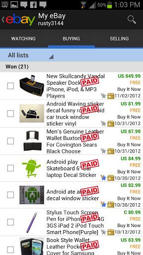 eBay – Auktionen auf deinem Smartphone ansehen, ersteigern und selber erstellen