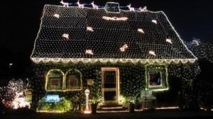 Haus Weihnachtsbeleuchtung