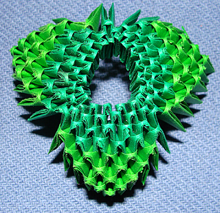 3D Origami - Weihnachtsbaum