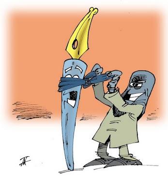 Cartoon, Schließung Tageszeitung 
