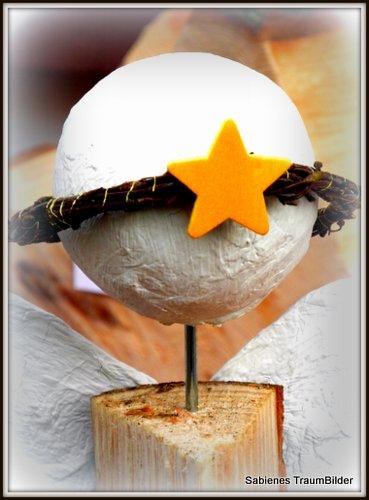 Heiliger Abend Engel mit Stern