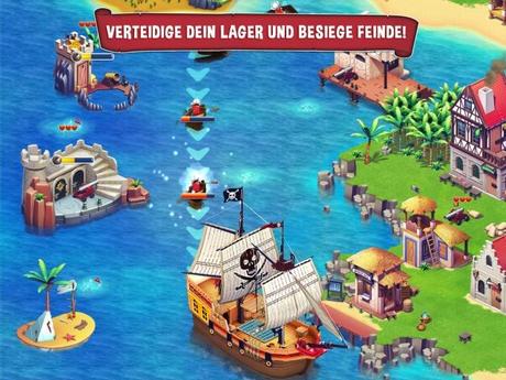 PLAYMOBIL Piraten – Baue ein Piratenlager und segle mit deinem Piratenschiff
