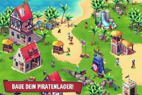 PLAYMOBIL Piraten – Baue ein Piratenlager und segle mit deinem Piratenschiff