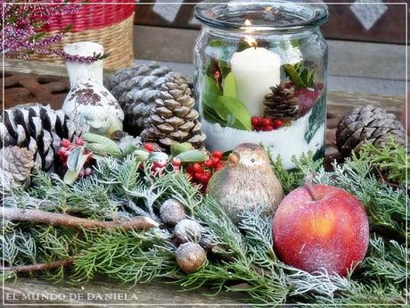 Weihnachtszeit auch im Garten / Tiempo Navideño tambien en el jardin