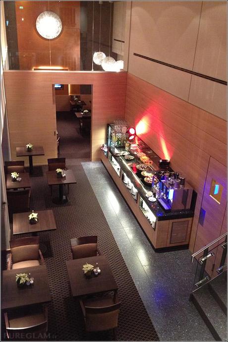 Westin Grand Hotel München - Club Lounge in der 23. Etage über München