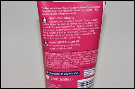 Balea Dusch Lotion Beautiful Berries Balea Dusch Lotion Beautiful Berries