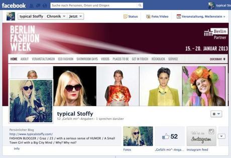 News, News: K&Ö Gast-Bloggerin bei der Berlin Fashion Week, typical Stoffy Facebook-Seite