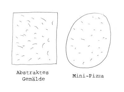 Cartoon: Kunst oder Pizza?