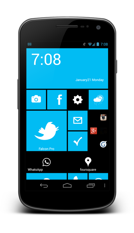 Launcher 8: Windows Phone 8 Homescreen für Android