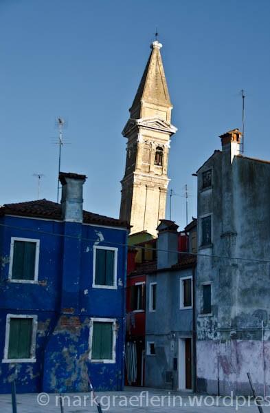 Der schiefe Kirchturm von Burano