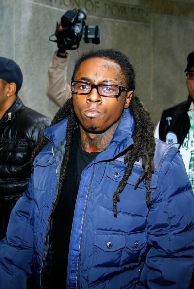 NEW YORK - DECEMBER 15:  Lil Wayne arrives in court for weapon charges at the New York State Supreme Court on December 15, 2009 in New York City.  (Photo by Andy Kropa/Getty Images)