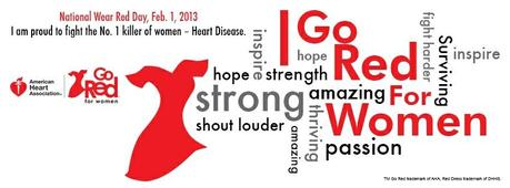 Kuriose-Feiertage - 1.. Februar 2013 -  National Wear Red Day (c) 2013 American Heart Association