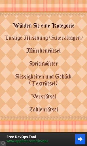 German Riddles – Scherzfragen, Kreuzworträtsel, Sprichwörter, Knobelaufgaben und mehr